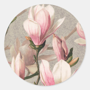 Sticker Rond Magnolia - L. Prang & Co