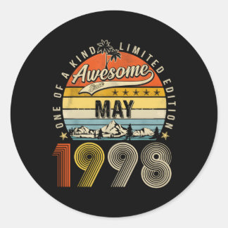 Sticker Rond Mai 1998 25E 25