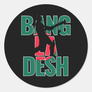 Sticker Rond Maillot Ngladesh Cricket Ngladeshi Fans 3