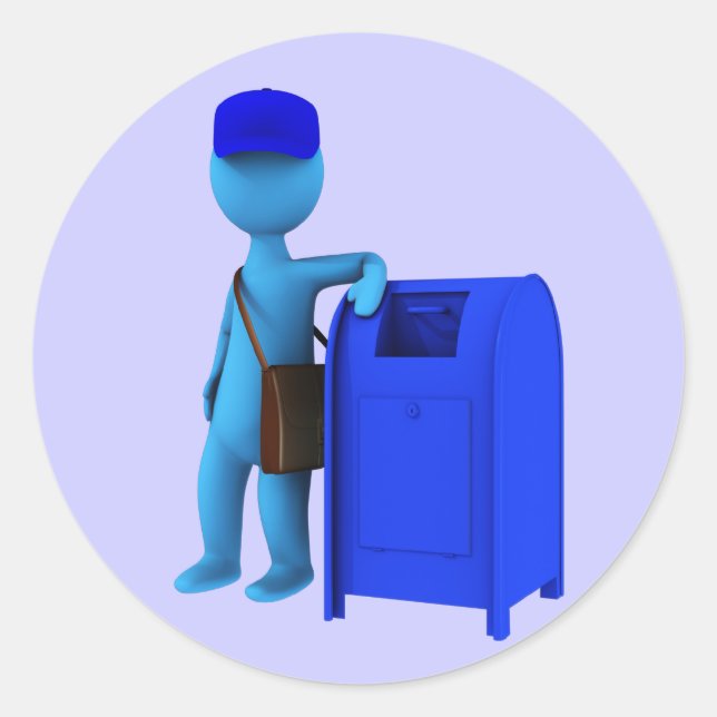 Sticker Rond Mailman (Devant)