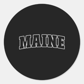Sticker Rond Maine