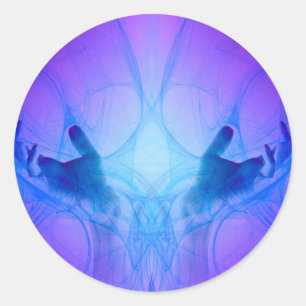 Sticker Rond Mains curatives