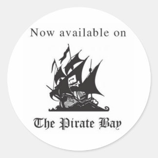 Sticker Rond Maintenant disponible sur la baie de pirate