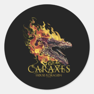 Sticker Rond Maison Du Dragon Carax