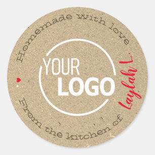 Sticker Rond Maison Rustique De La Cuisine De L'Énorme Modèle