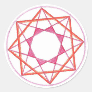 Sticker Rond Maîtrise Mandala #2