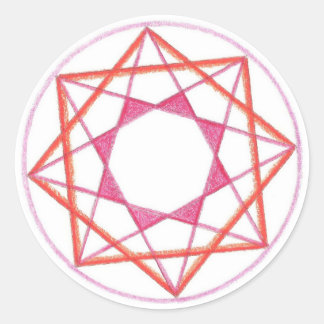 Sticker Rond Maîtrise Mandala #2