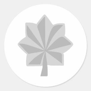 STICKER ROND MAJOR LT COLONEL