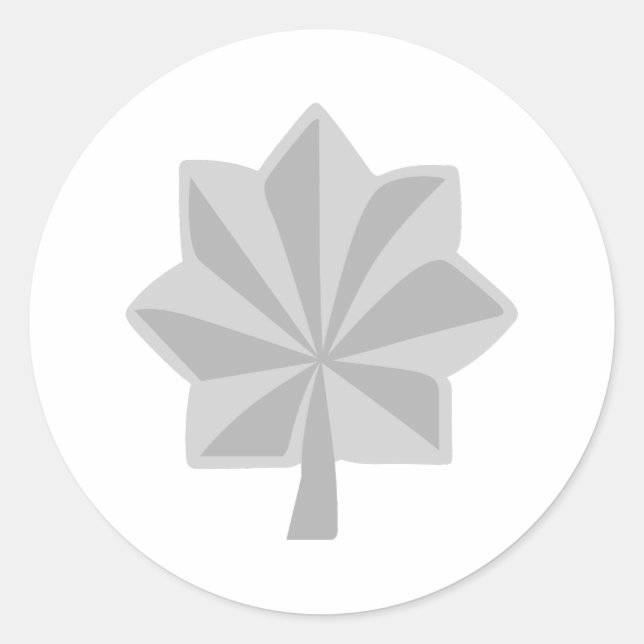 STICKER ROND MAJOR LT COLONEL (Devant)