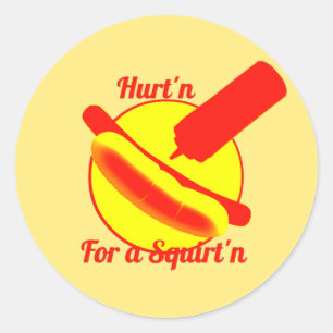 Sticker Rond Mal pour un cri