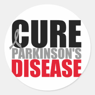 Sticker Rond Maladie des parkinsons CURE