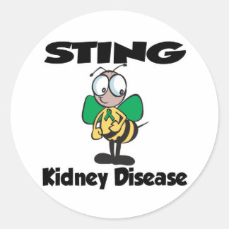 Sticker Rond Maladie rénale STING