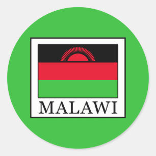 Sticker Rond Malawi