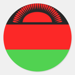 Sticker Rond Malawi