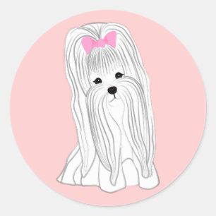 Sticker Rond Maltais