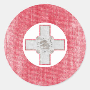 STICKER ROND MALTE