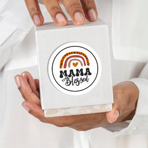 Sticker Rond Maman bénie