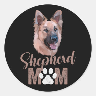 Sticker Rond Maman berger