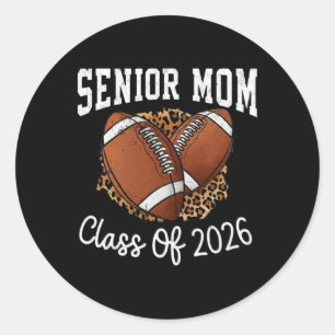 Sticker Rond Maman de football senior Cl de 2026 Maman de footb