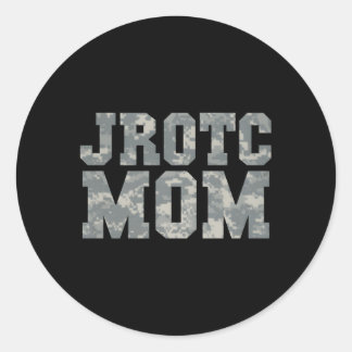 Sticker Rond Maman Jrotc Fier Pour Les Mères Junior Rotc Fier