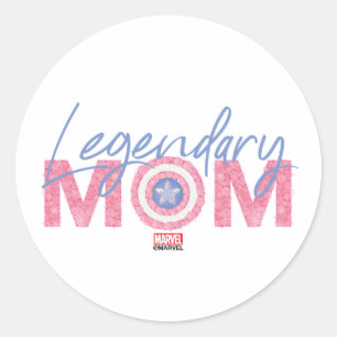 Sticker Rond Maman Légendaire
