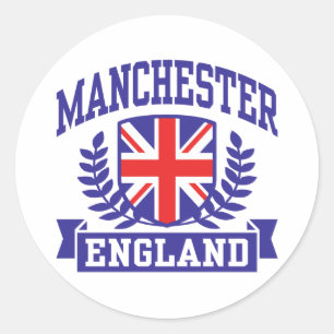 Sticker Rond Manchester