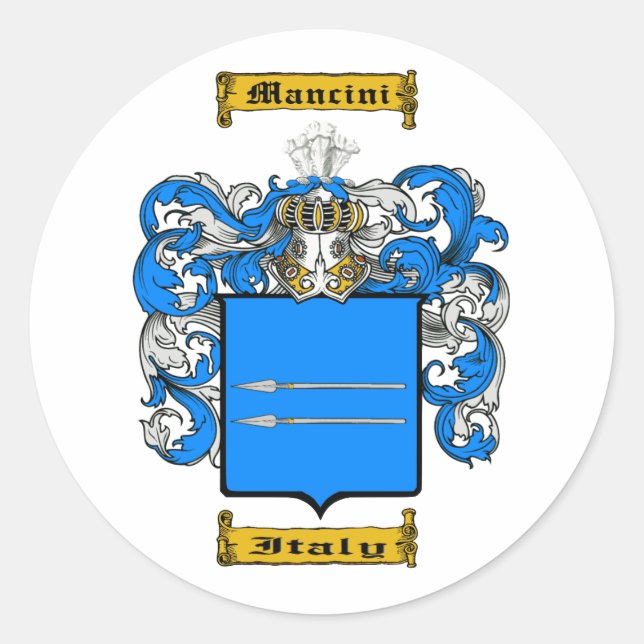Sticker Rond Mancini (Devant)