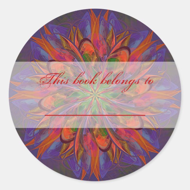 Sticker Rond Mandala (Devant)