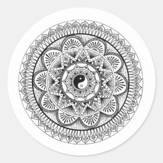 Sticker Rond Mandala (3)