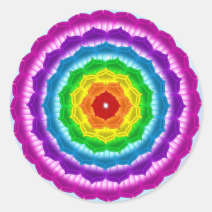 Sticker Rond Mandala Chakra