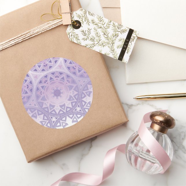 Sticker Rond Mandala Creation, tous les points pour un 10 (Cadeaux)