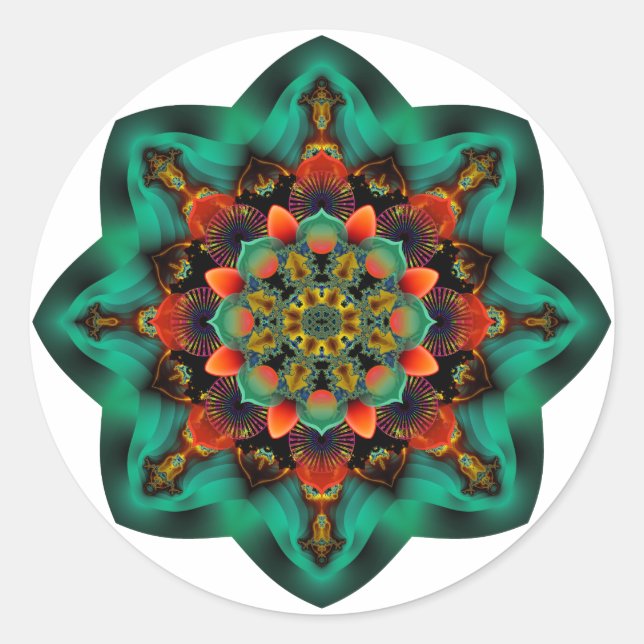 Sticker Rond Mandala ~ Daily Focus 10.12.2020 B (Devant)