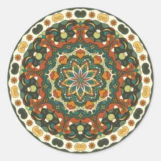 Sticker Rond Mandala décoratif lumineux