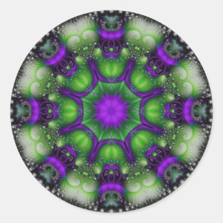 Sticker Rond Mandala factice - Lavender Delight