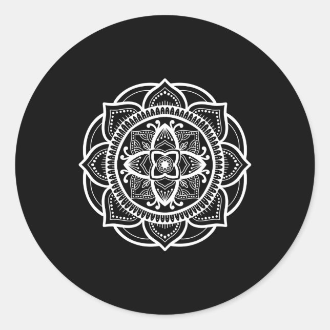 Sticker Rond Mandala K310 (Devant)