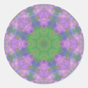 Sticker Rond mandala peint