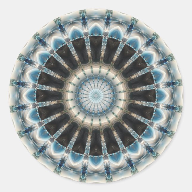 Sticker Rond Mandala roue des émotions (Devant)