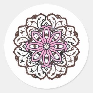 Sticker Rond mandala Zoom levingmandala Skip Craft