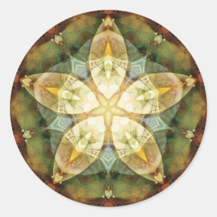 Sticker Rond Mandalas de pardon et de libération 1