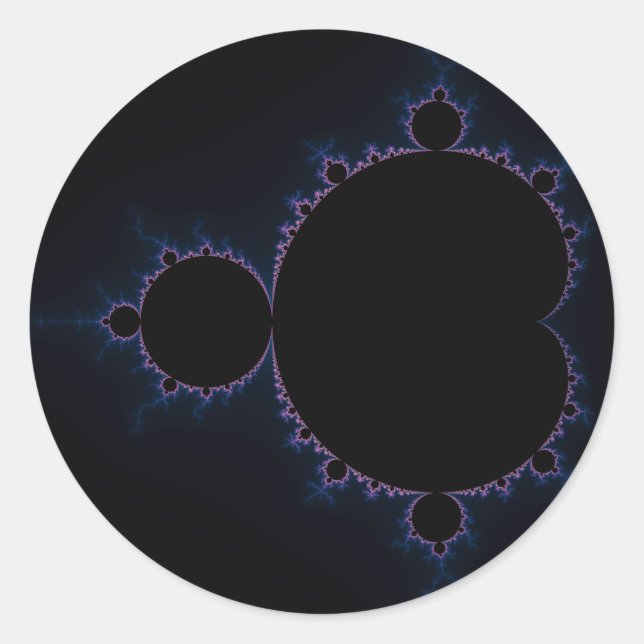 Sticker Rond Mandelbrot Set 10 (Devant)