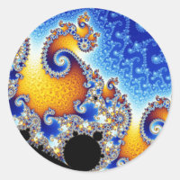 Mandelbrot Set Satellite Double Spirale Fractale