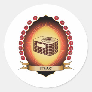 Sticker Rond Mandorla HVAC