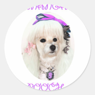 Sticker Rond manga pooch