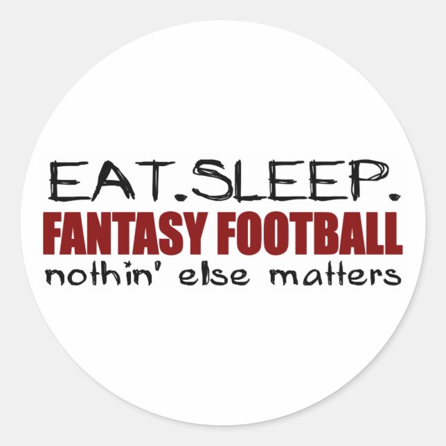 Sticker Rond Mange Imaginaire sommeil Football (Devant)