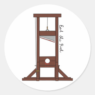 Sticker Rond Mangez Les Riches