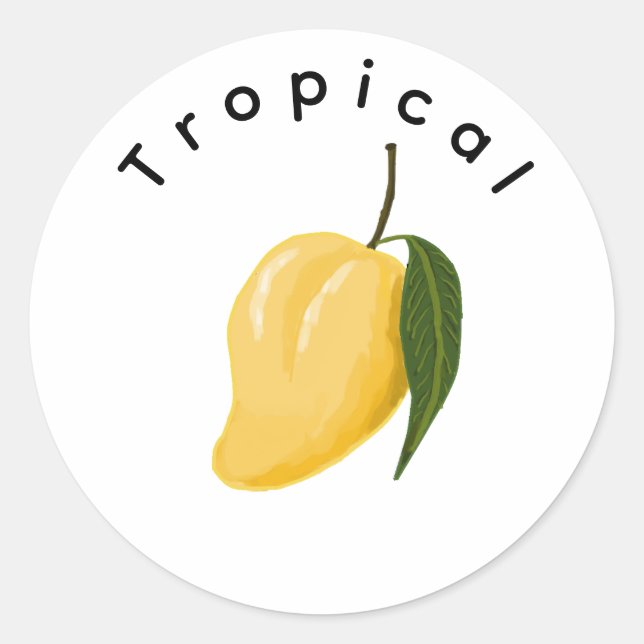 Sticker Rond Mango (Devant)