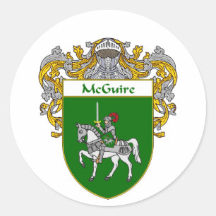 Sticker Rond Manteau de McGuire des bras (enveloppés)
