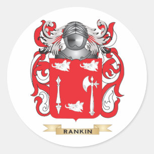 Sticker Rond Manteau de Rankin des bras (crête de famille)