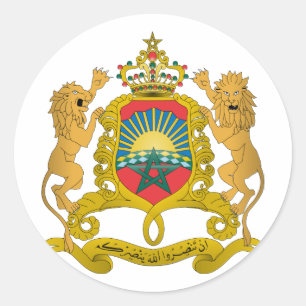 Sticker Rond Manteau du Maroc des bras