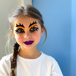 Sticker Rond Maquillage Épouvantable